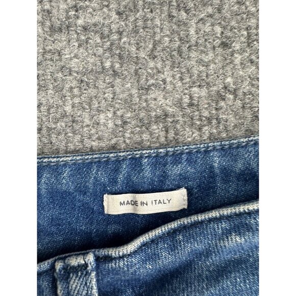 Closed Glow Jeans Women's 25 Blue Denim Made in Italy Ankle Raw Hem Hi Rise - Picture 3 of 13